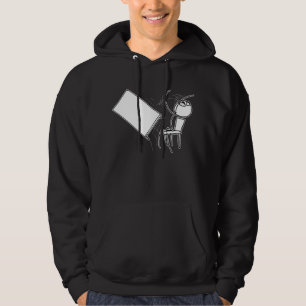 Tafelteken met loopvlakdiagram hoodie