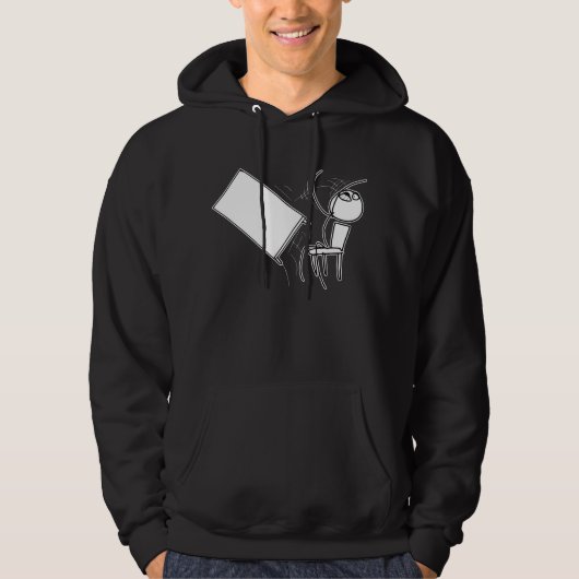 Tafelteken met loopvlakdiagram hoodie (Voorkant)