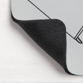 Tafelteken met loopvlakdiagram muismat (Hoek)