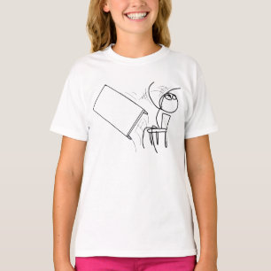 Tafelteken met loopvlakdiagram t-shirt