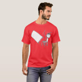 Tafelteken met loopvlakdiagram t-shirt (Voorkant volledig)