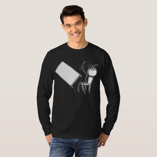 Tafelteken met loopvlakdiagram t-shirt (Voorkant volledig)