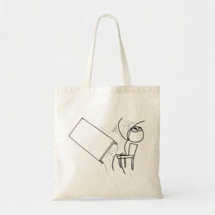 Tafelteken met loopvlakdiagram tote bag