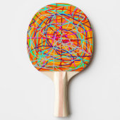 TAFELTENIS BAT / PADDLE - ABSTRACT TAFELTENNISBATJE (Voorkant)