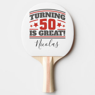 Tafeltennis 50th Birthday is geweldig Tafeltennisbatje