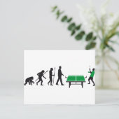 tafeltennis briefkaart (Staand voorkant)