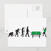 tafeltennis briefkaart (Voorkant / Achterkant)