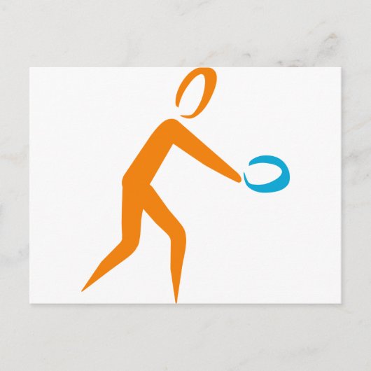 tafeltennis briefkaart (Voorkant)