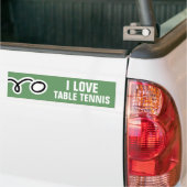 Tafeltennis bumpersticker voor pingpongfans (Op Truck)