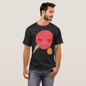 Tafeltennis Emoji T-shirt (Voorkant volledig)