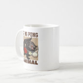Tafeltennis Funny Ping Pong Binturong Bearcat Koffiemok (Voorkant links)