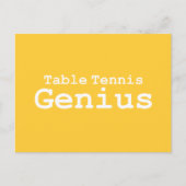 Tafeltennis Genius Gifts Briefkaart (Voorkant)