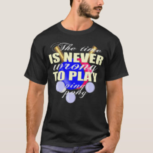 Tafeltennis is de grootste indoor sport t-shirt