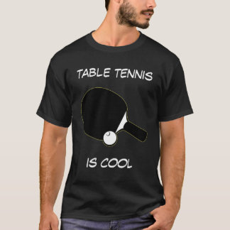 Tafeltennis is kool aanpasbaar T-shirt