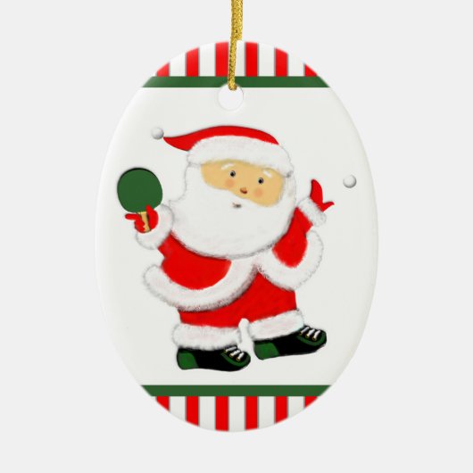 Tafeltennis Keramisch Ornament (Voorkant)