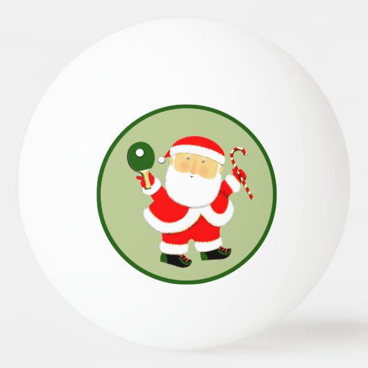 Tafeltennis Kerst Geschenk Pingpongbal (Voorkant)