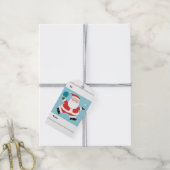Tafeltennis Kerstcadeau Tags Cadeaulabel (Met Touw)