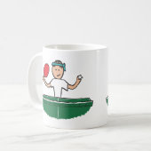 Tafeltennis Koffiemok (Voorkant links)