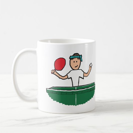Tafeltennis Koffiemok (Links)