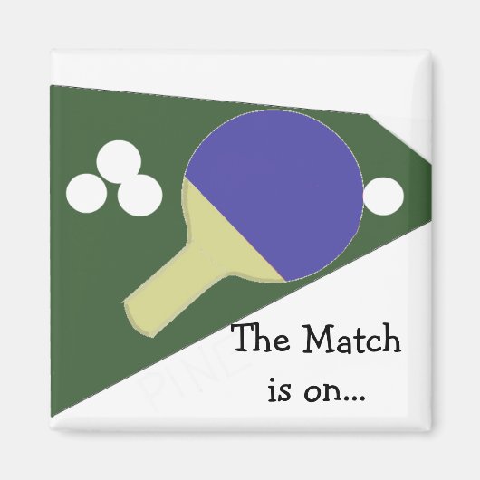 Tafeltennis Magneet (Voorkant)