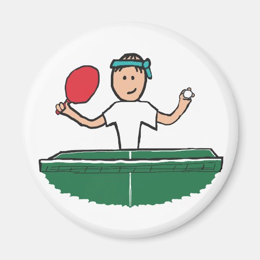 Tafeltennis Magneet (Voorkant)