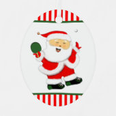 Tafeltennis Metalen Ornament (Voorkant)