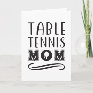 Tafeltennis Moeder 2 Kaart