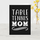 Tafeltennis Moeder Kaart (Gele Bloem)