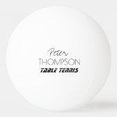Tafeltennis monogram wit_bal pingpongbal (Voorkant)