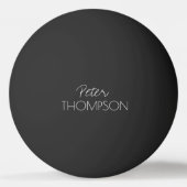 tafeltennis monogram zwart_ball pingpongbal (Voorkant)
