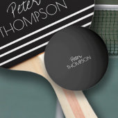 tafeltennis monogram zwart_ball pingpongbal
