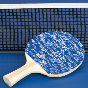 Tafeltennis peddel met naam tafeltennisbatje