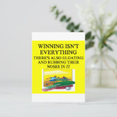 tafeltennis ping pong briefkaart (Staand voorkant)