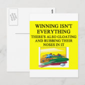 tafeltennis ping pong briefkaart (Voorkant / Achterkant)