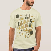 Tafeltennis Ping Pong Custom Tekst op Achterzijde T-shirt (Voorkant)