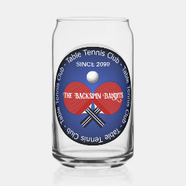 Tafeltennis Ping Pong Drinkware Bier Blikvorm Glas