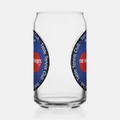 Tafeltennis Ping Pong Drinkware Bier Blikvorm Glas (Rechts)