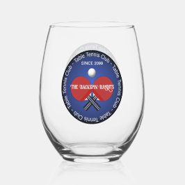 Tafeltennis Ping Pong Drinkware Cocktail Wijnglas Zonder Voet