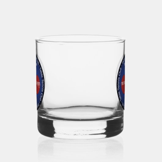 Tafeltennis Ping Pong Drinkware Rocks Whisky Glas (Links)