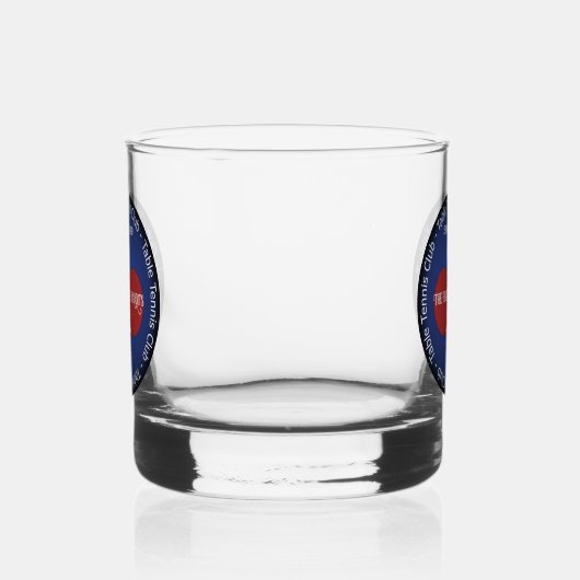 Tafeltennis Ping Pong Drinkware Rocks Whisky Glas (Rechts)