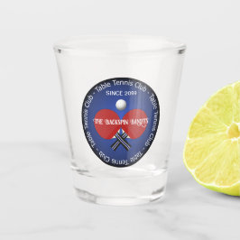 Tafeltennis Ping Pong Drinkware Shot Glas