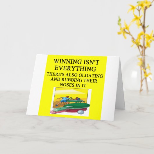 tafeltennis ping pong kaart (Gele Bloem)