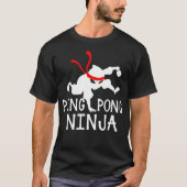 Tafeltennis Ping Pong Ninja Grappige Tafel Sport G T-shirt (Voorkant)