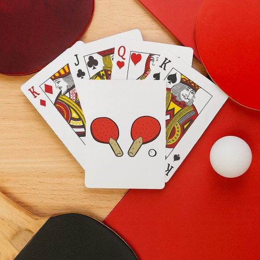 Tafeltennis Ping Pong Pokerkaarten