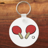 Tafeltennis Ping Pong Sleutelhanger (Voorkant)