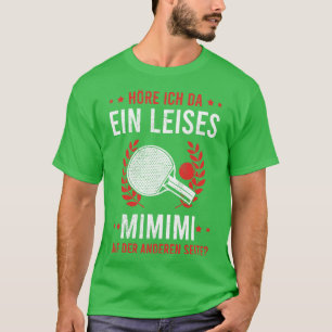 Tafeltennis Ping Pong Speler Club Outfit 4 T-shirt