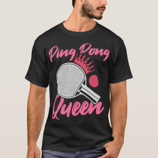 Tafeltennis Ping Pong Speler Club Outfit 8 T-shirt