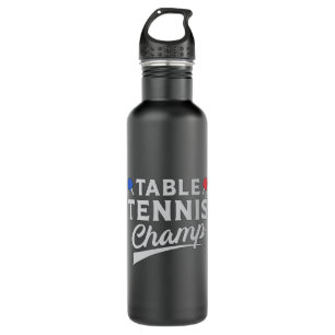 Tafeltennis Ping Pong Speler Paddle Grappig cadeau Waterfles