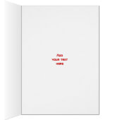 Tafeltennis pingpongrackets wenskaart (Binnen (Rechts))