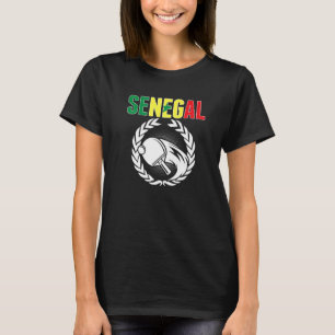 Tafeltennis Senegal Senegalees Ping Pong Steun T-shirt